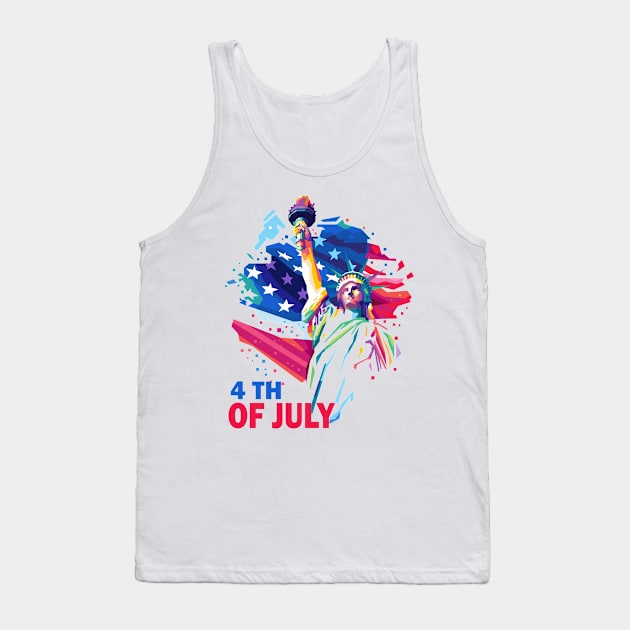 4th of july Tank Top by giltopann